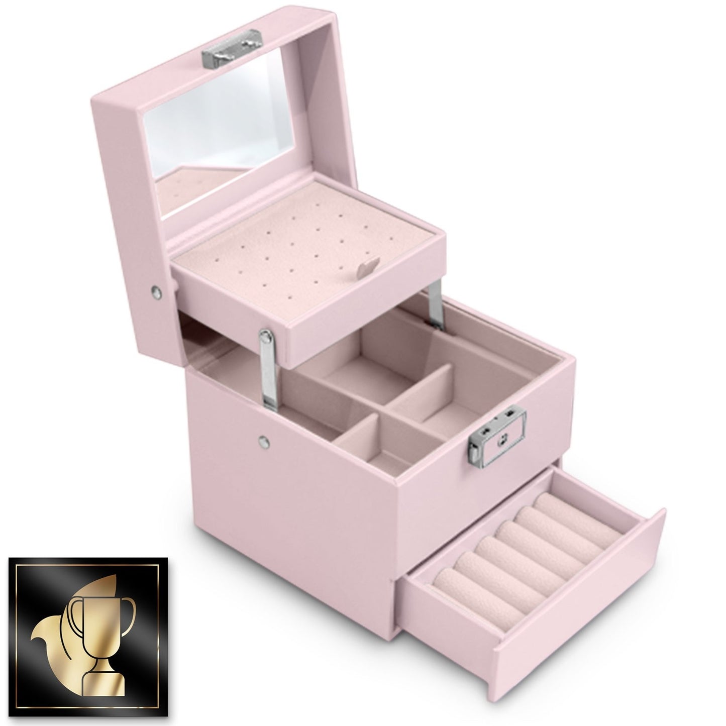 Luxury Jewelry Box MS-703 Massido - Pink