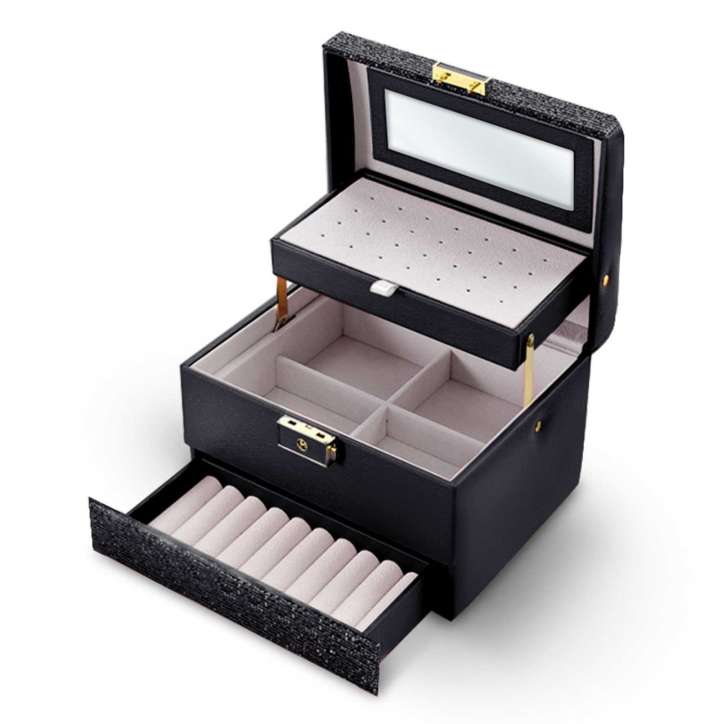 Luxury Jewelry Box MS-705 Massido - Black