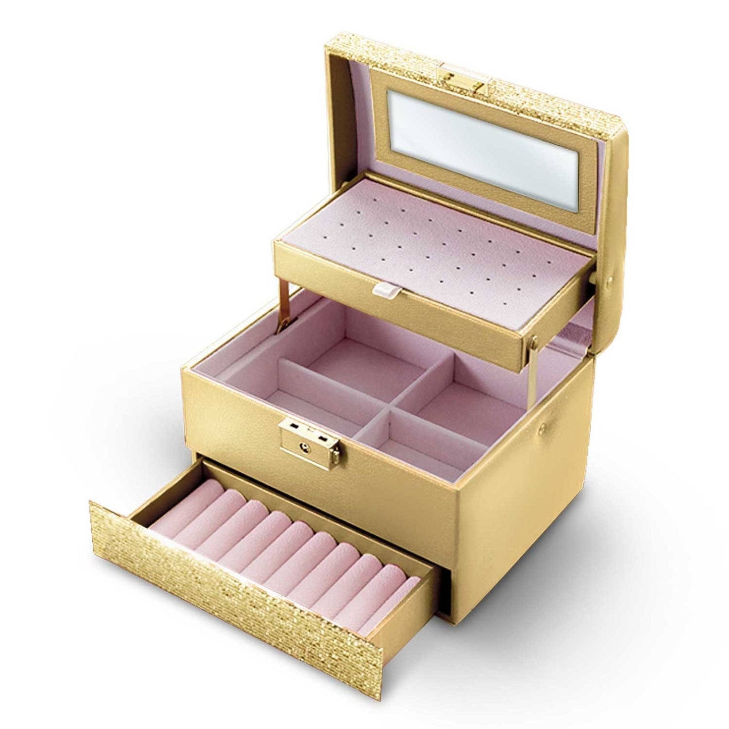 Luxury Jewelry Box MS-705 Massido - Gold