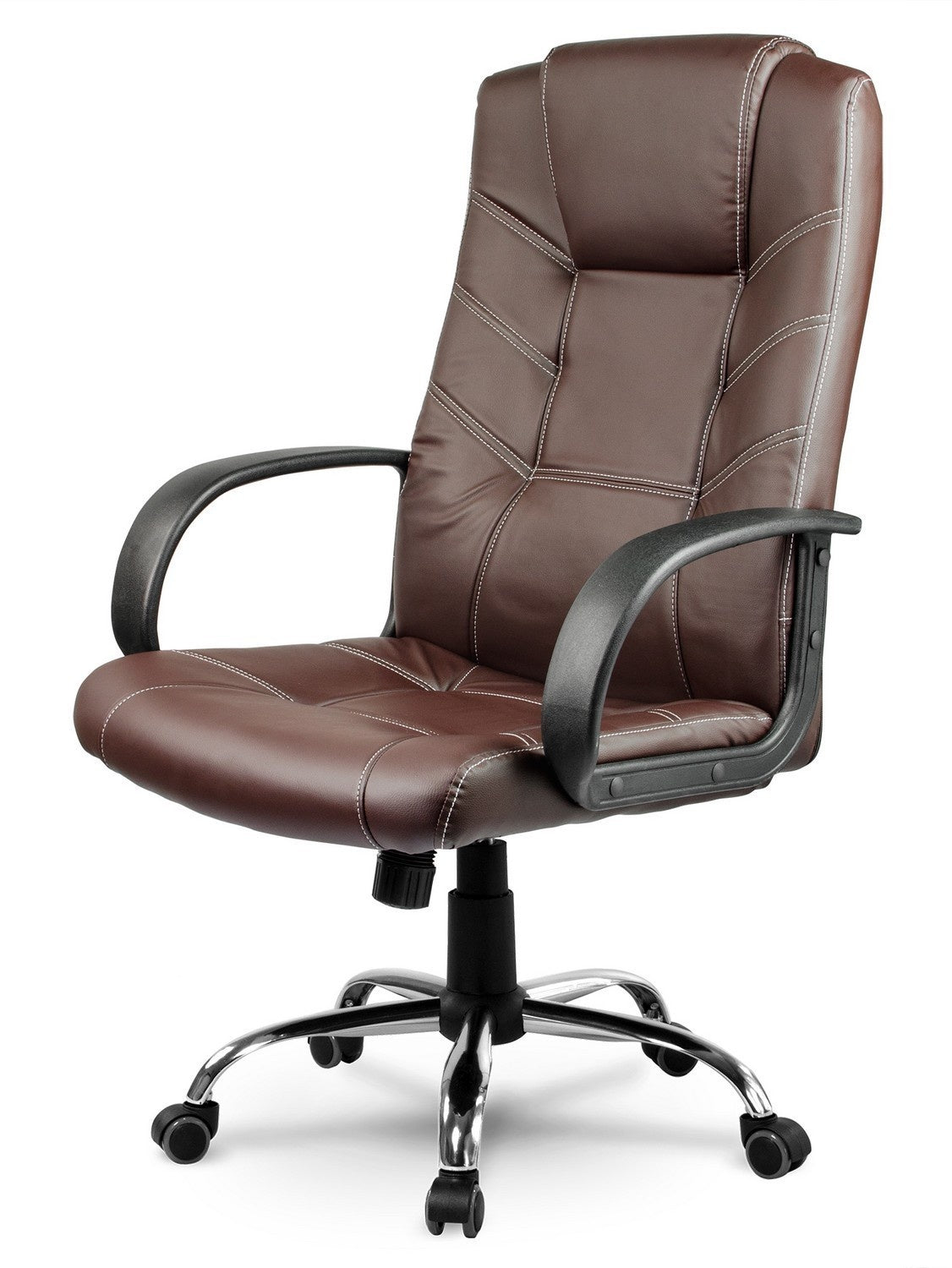 Luxury Leather Office Chair - Sofotel EG-221 Brown