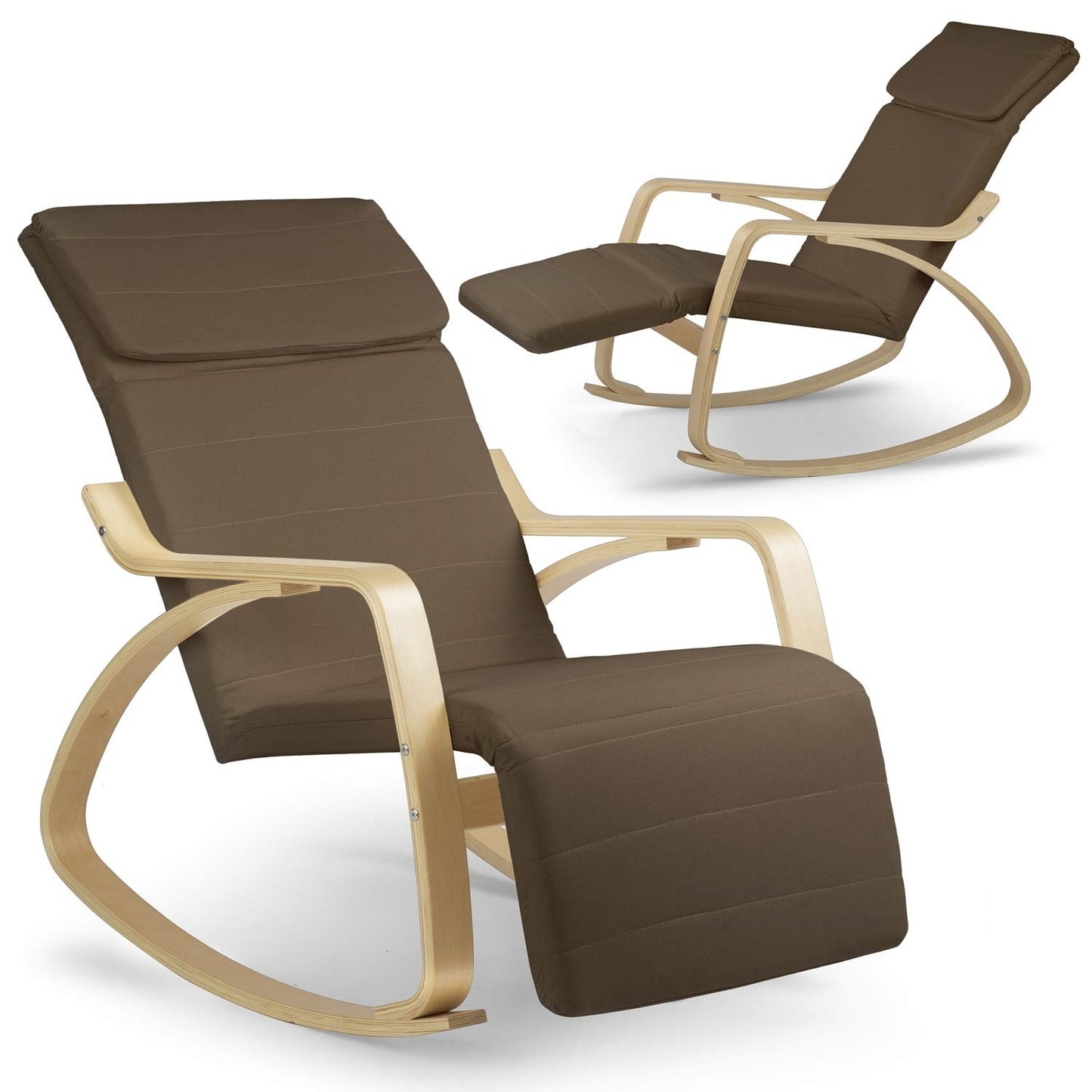 Luxury Rocking Chair Suzi - Brown