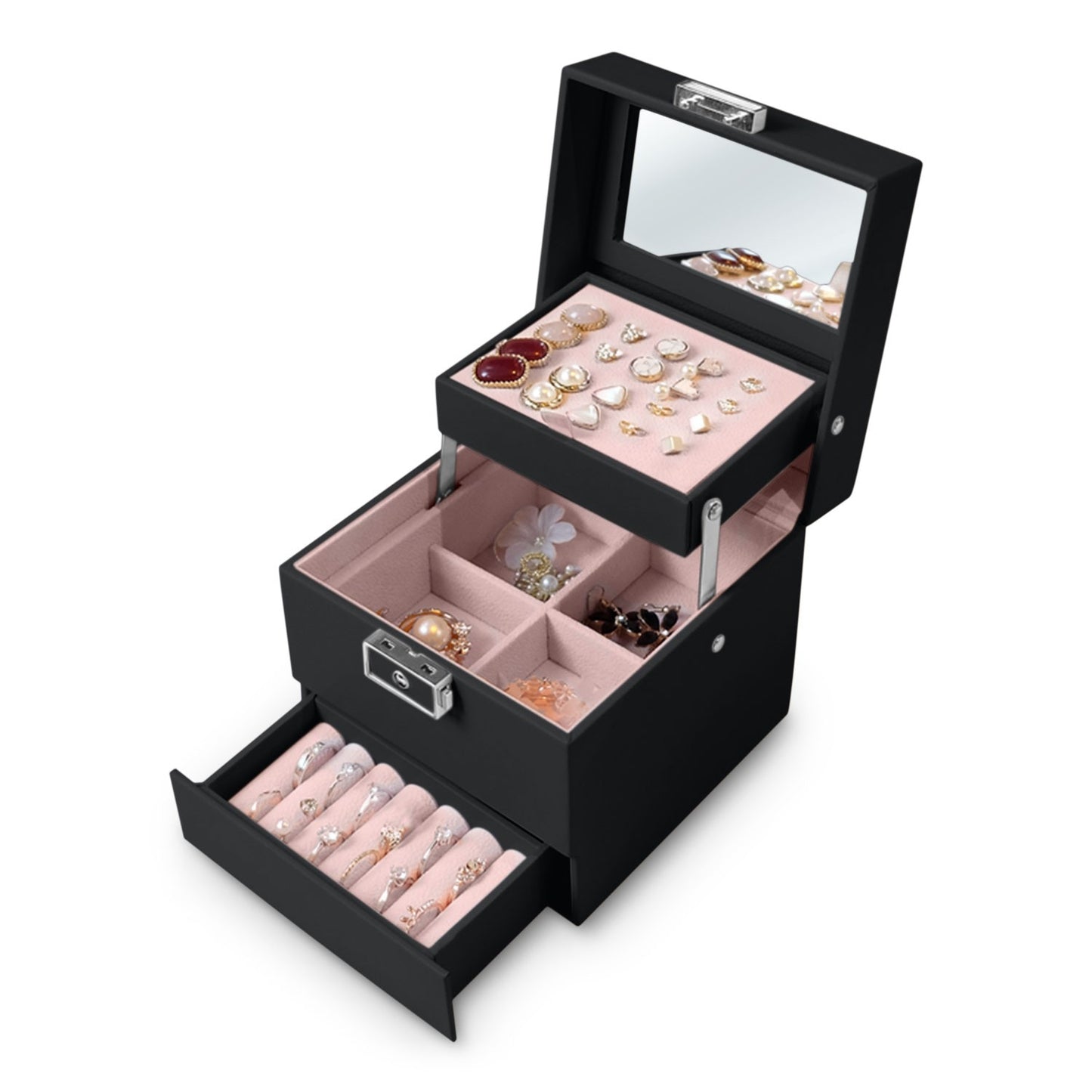 Luxury jewelry box MS-703 Massido - black