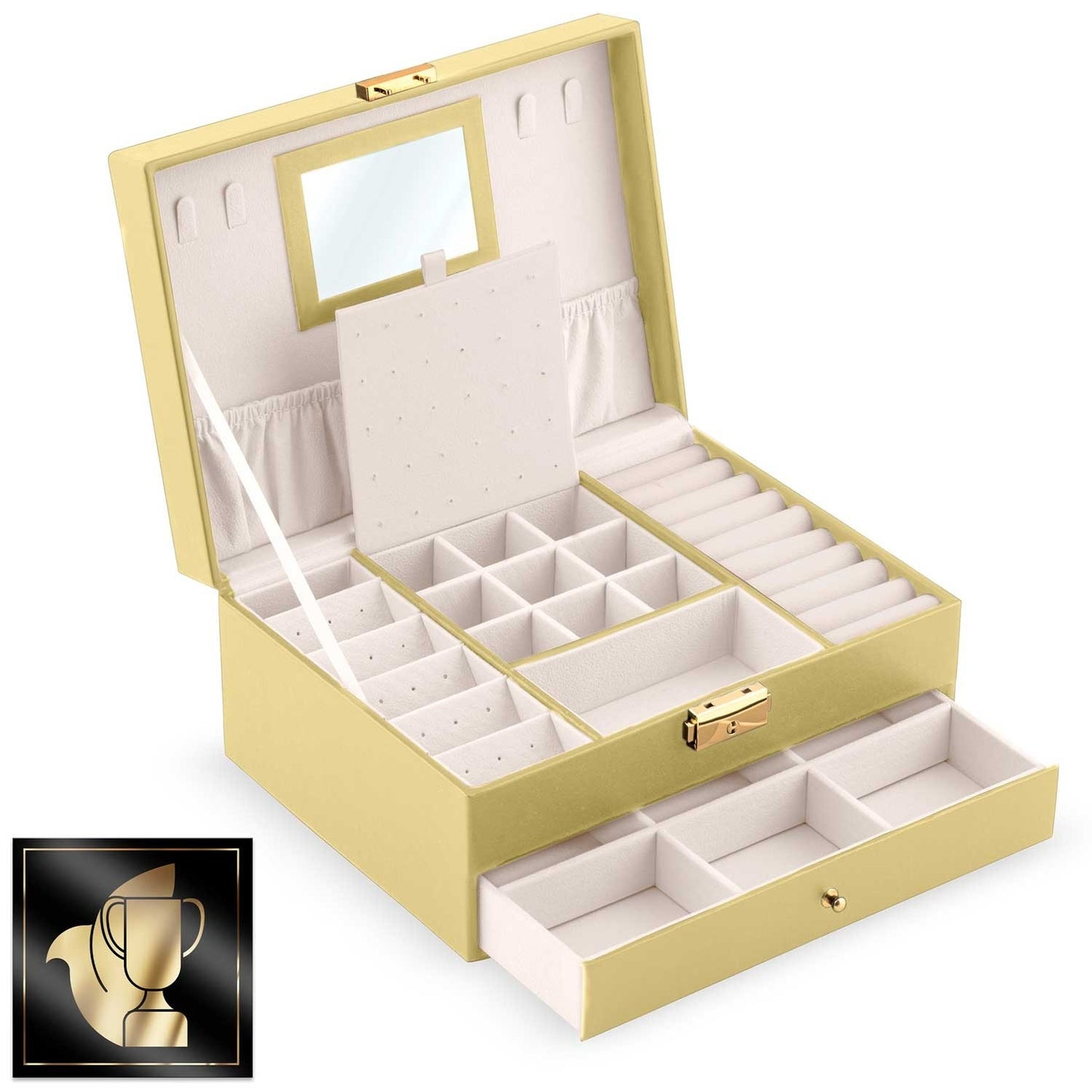 Luxury jewelry box MS-709 Massido - Gold