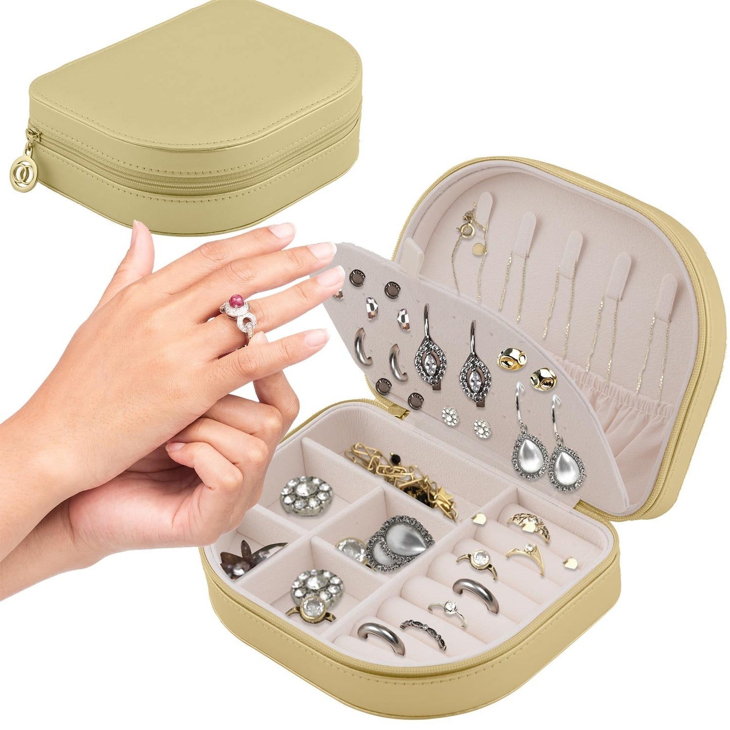 Luxury jewelry box Massido MS-707 - Gold