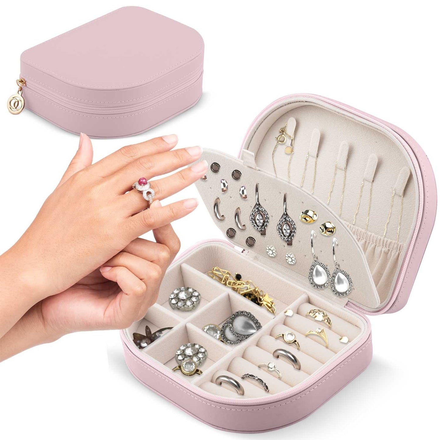 Luxury jewelry box Massido MS-707 - Pink
