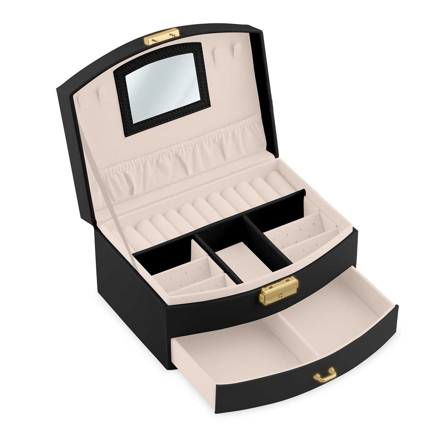 Luxury jewelry box Massido MS-708 - Black