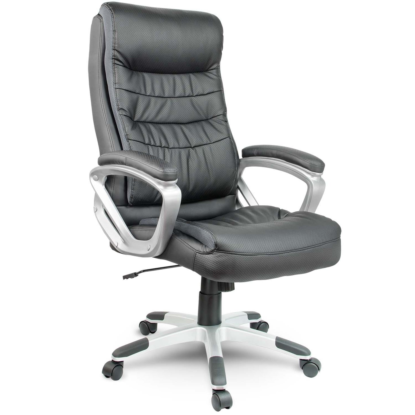 Luxury leather office chair, Sofotel EG-226, black