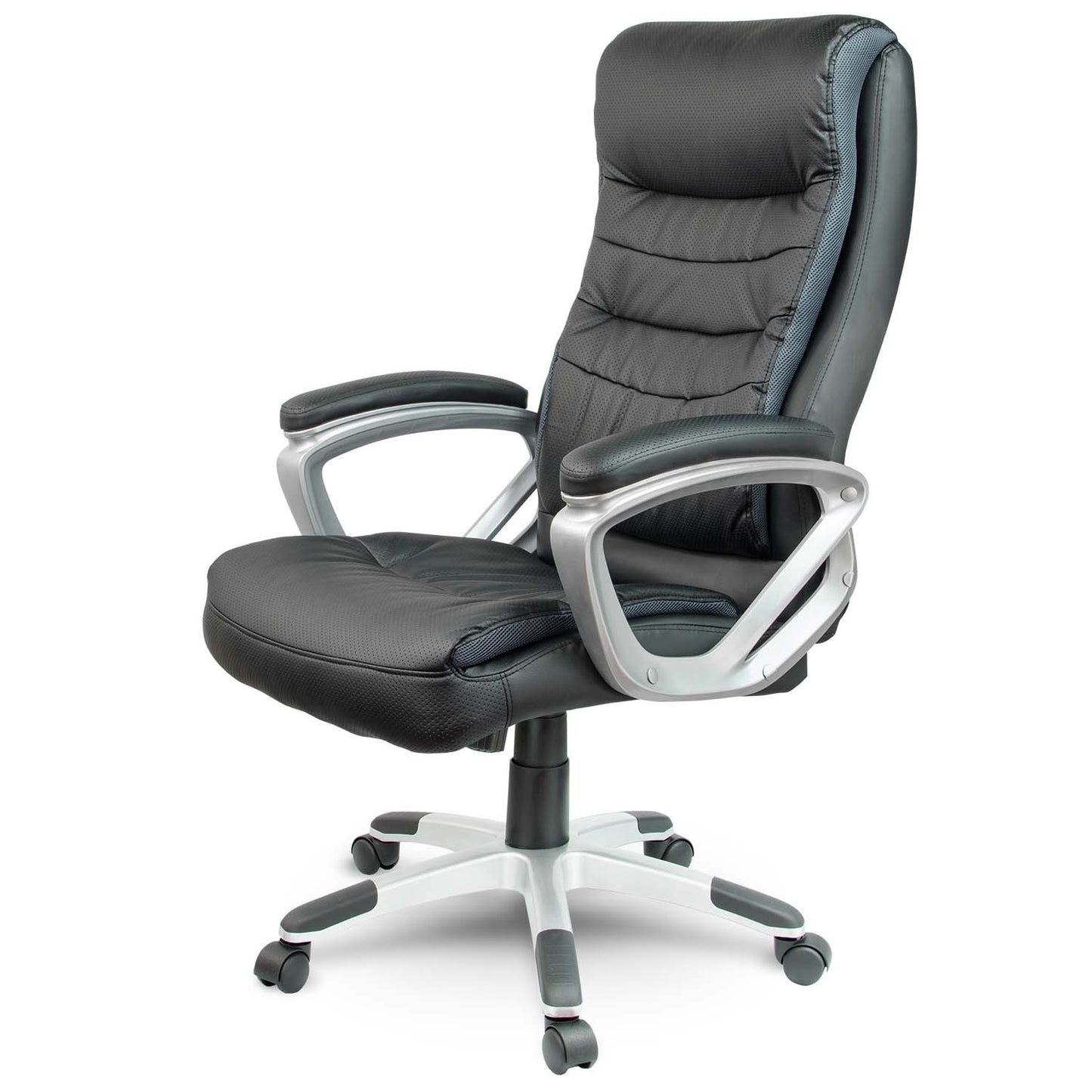 Luxury leather office chair, Sofotel EG-226, black