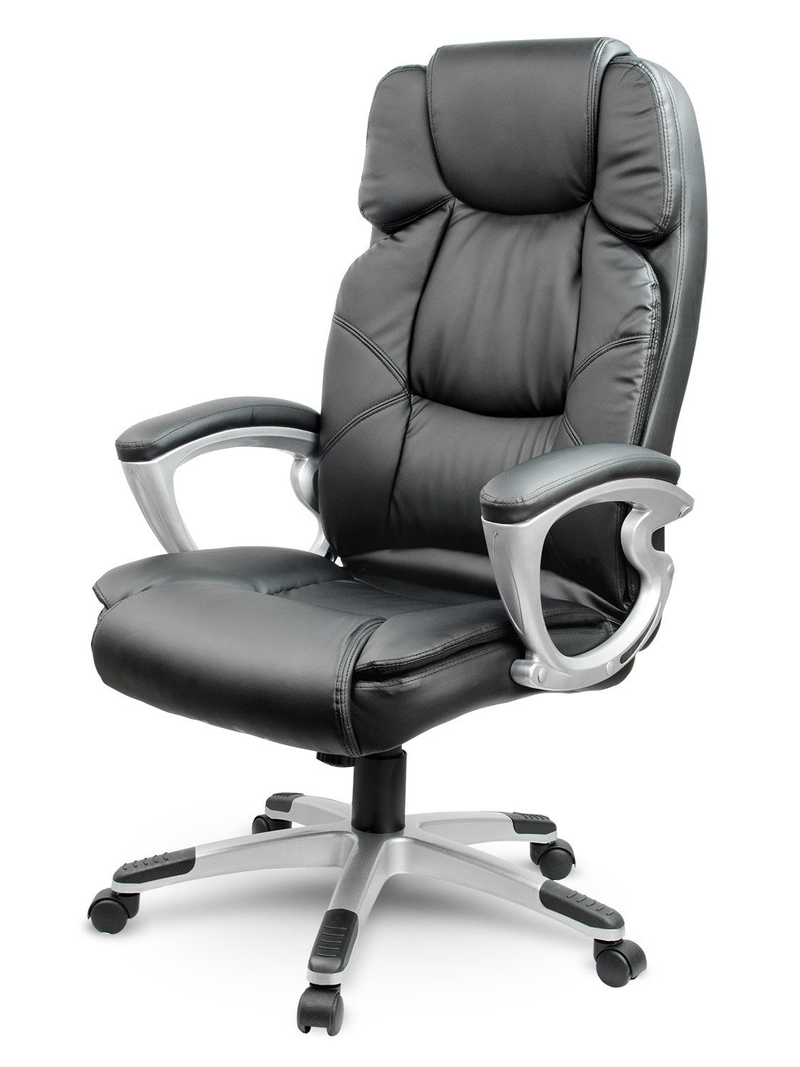 Luxury leather office chair Sofotel EG-227, black