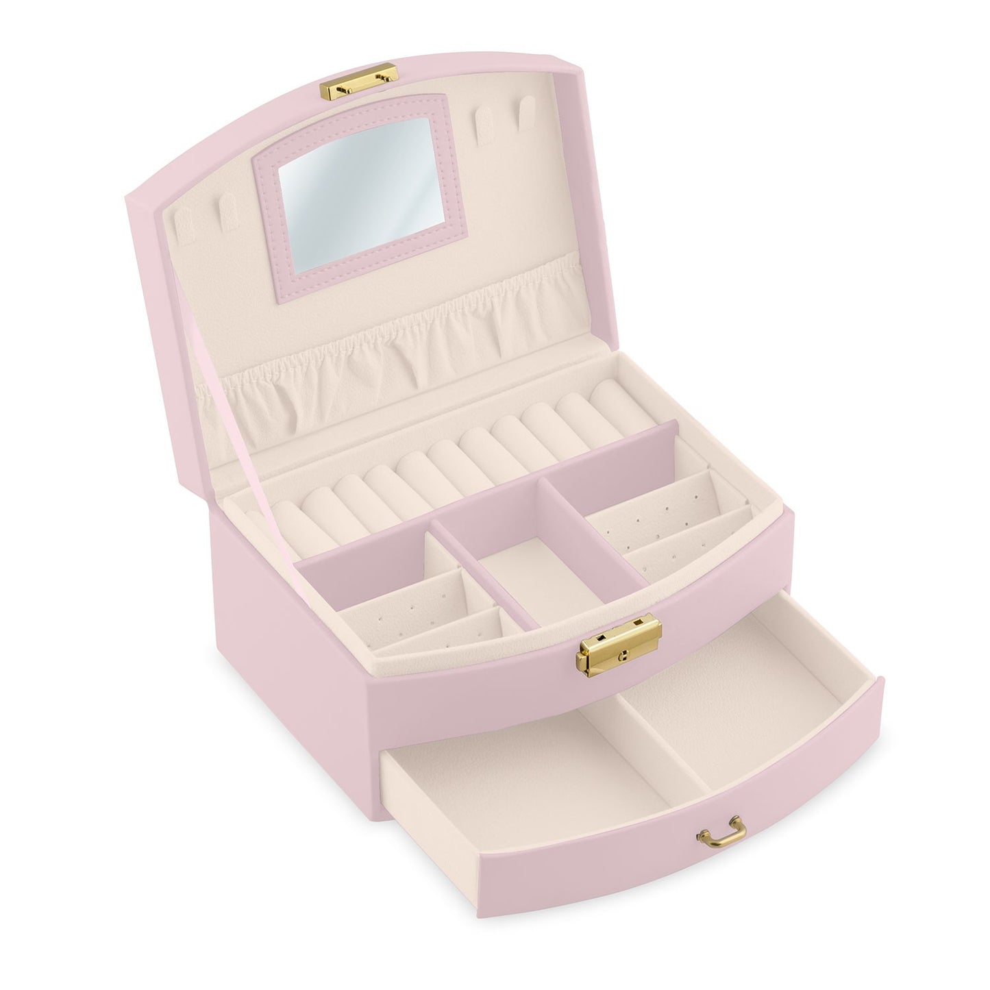 Luxury pink jewelry box Massido MS-708