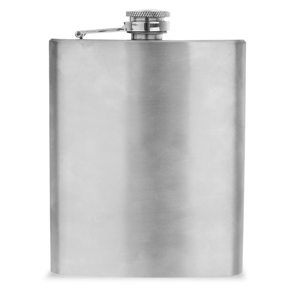 Luxury set: Pocket flask, 4 shot glasses & funnel in gift box