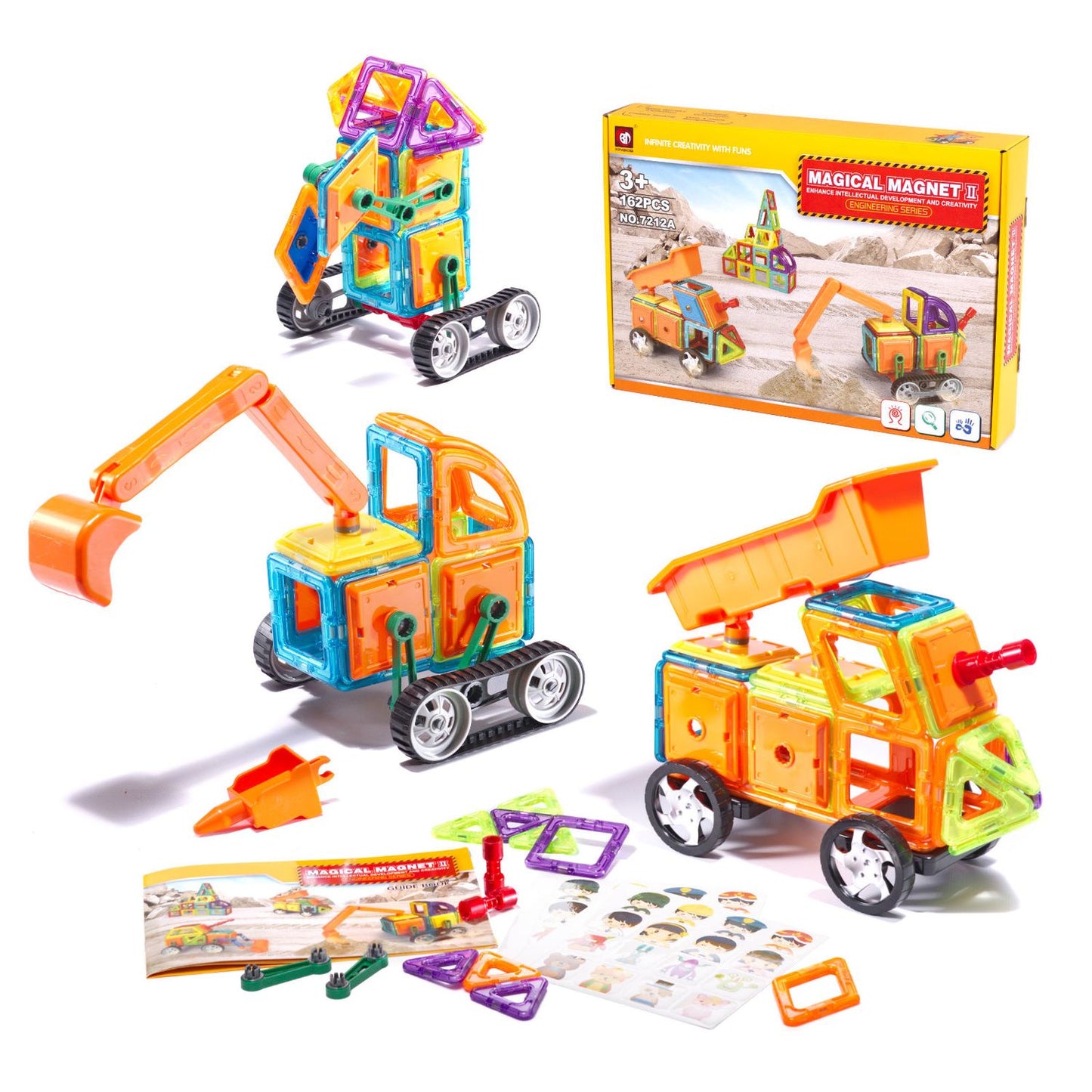 MAGICAL MAGNET 162SZT 7212A magnetic bricks