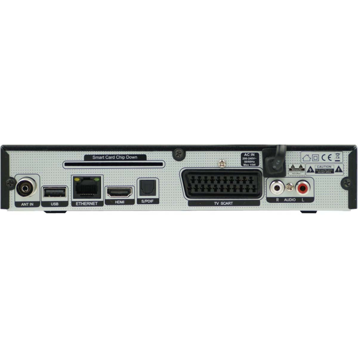 MAX T2 IR DVB-T2/DVB-C HDTV receiver with freenet TV card reader