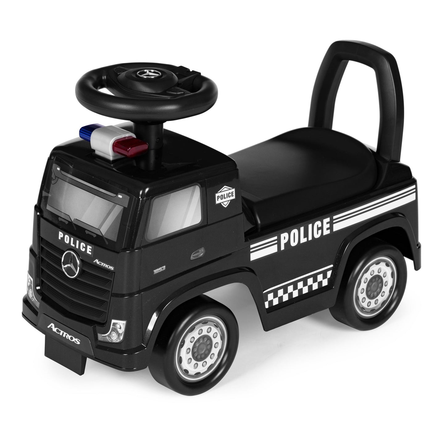 MERCEDES car, push car, police car