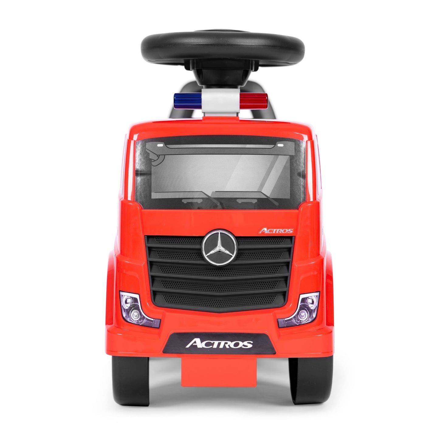 MERCEDES car, pusher car, fire truck