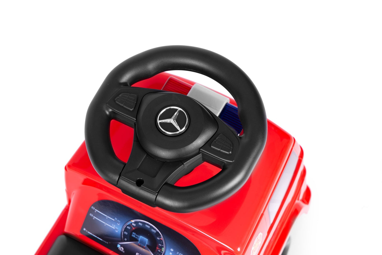 MERCEDES car, pusher car, fire truck