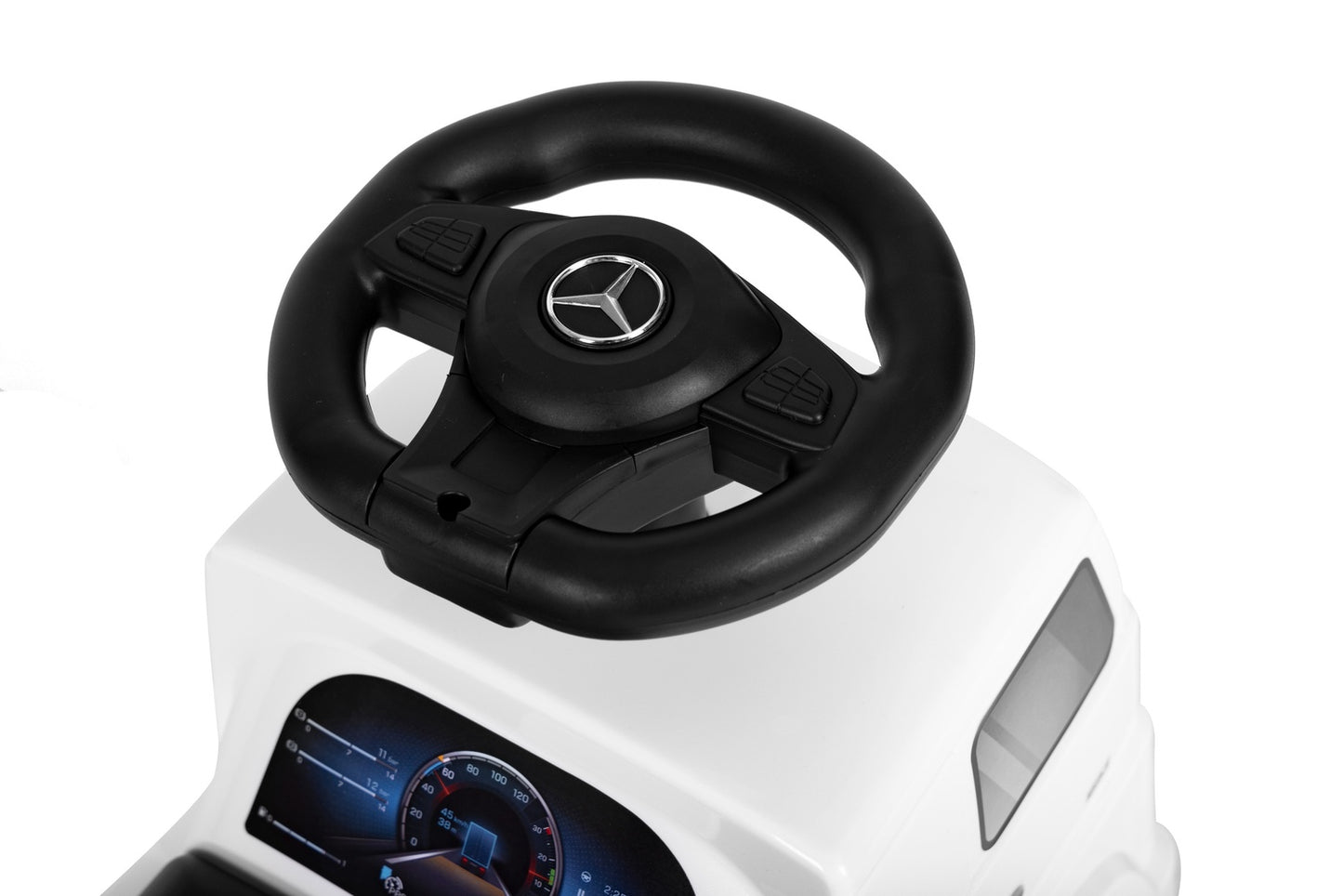 MERCEDES truck, pusher car, +2 years old, white