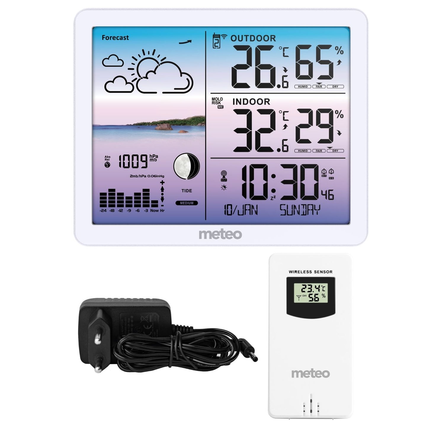 METEO SP107 weather station white