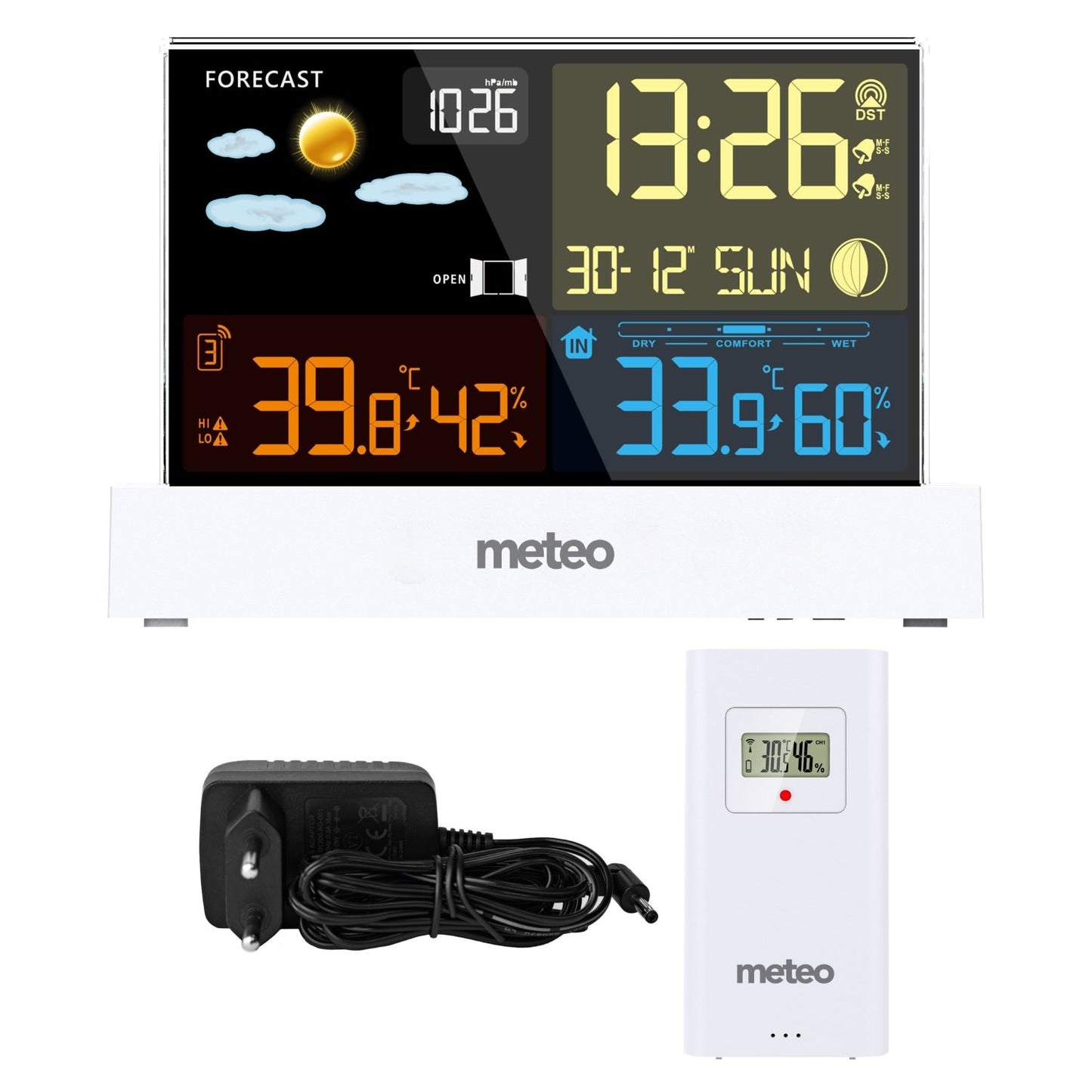 METEO SP110B weather station with DCF, white