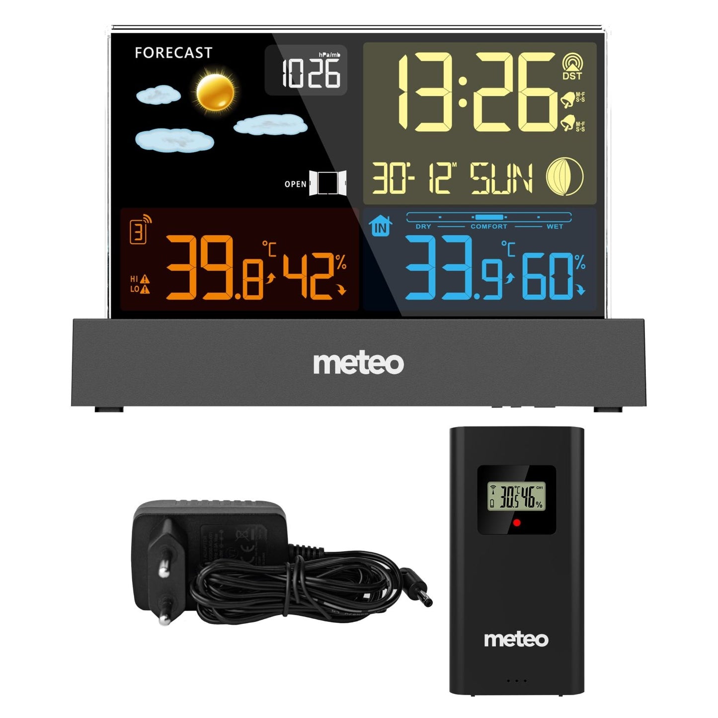 METEO SP110C weather station with DCF, black