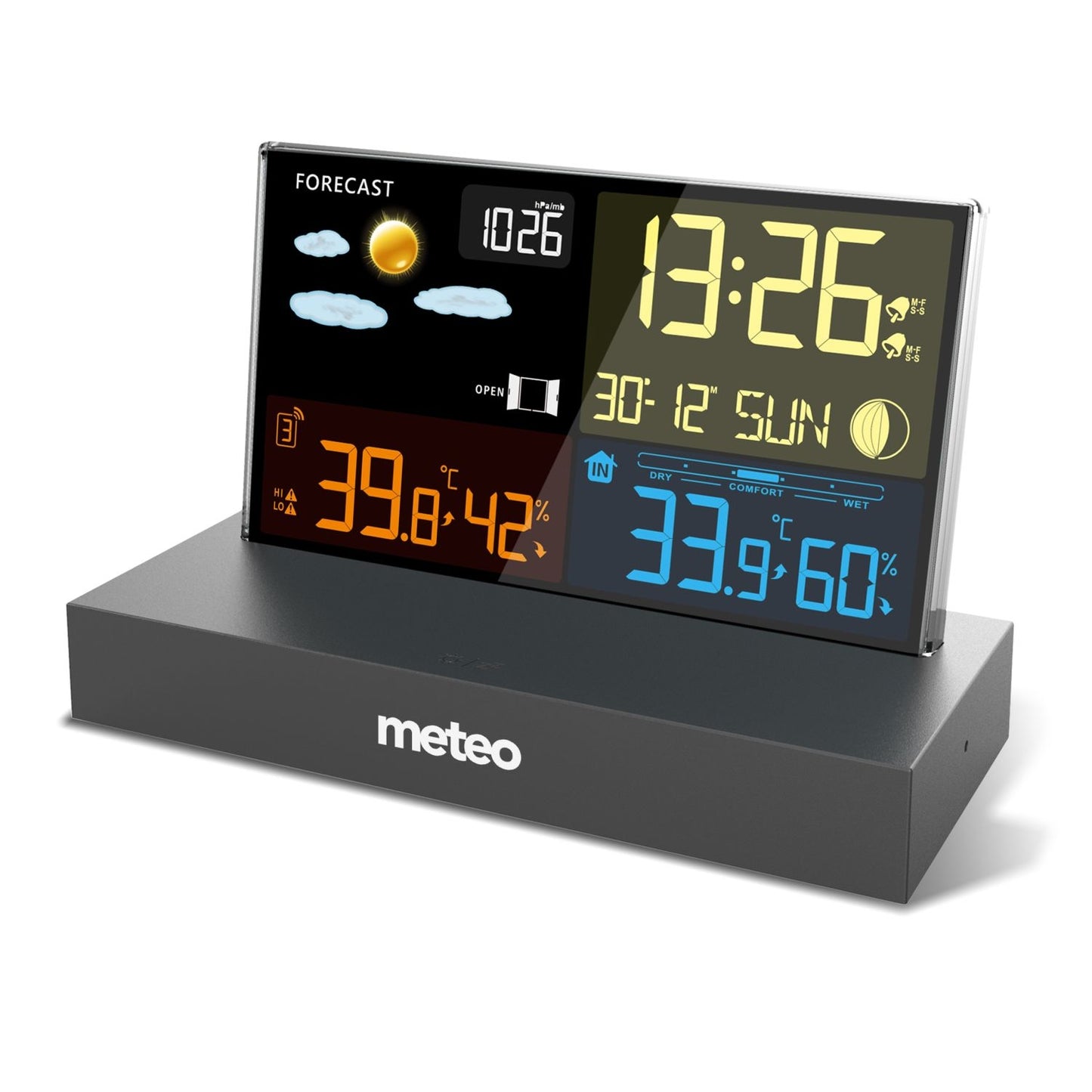 METEO SP110C weather station with DCF, black