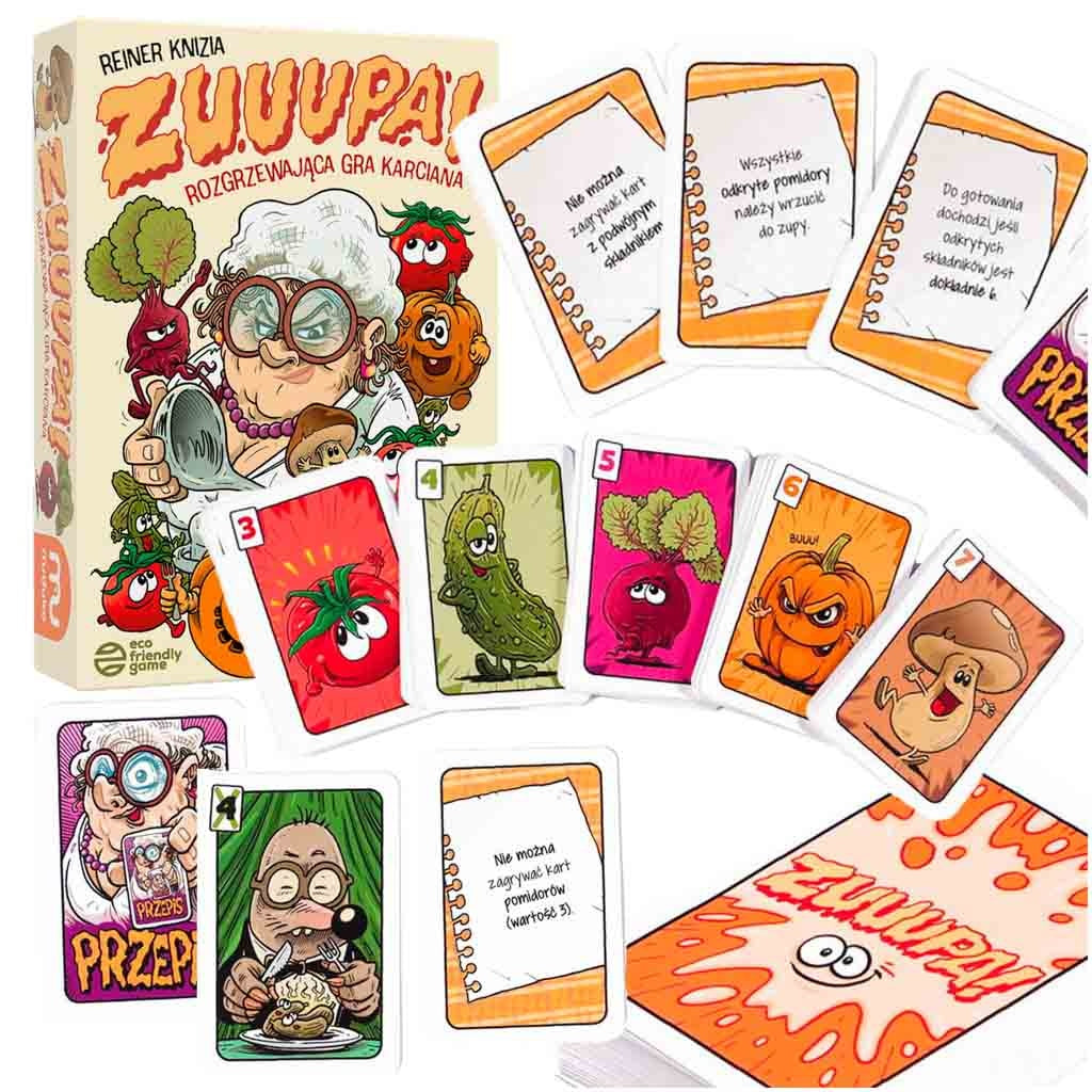 MODUKO Soup Card Game. Warm up party card game 8+