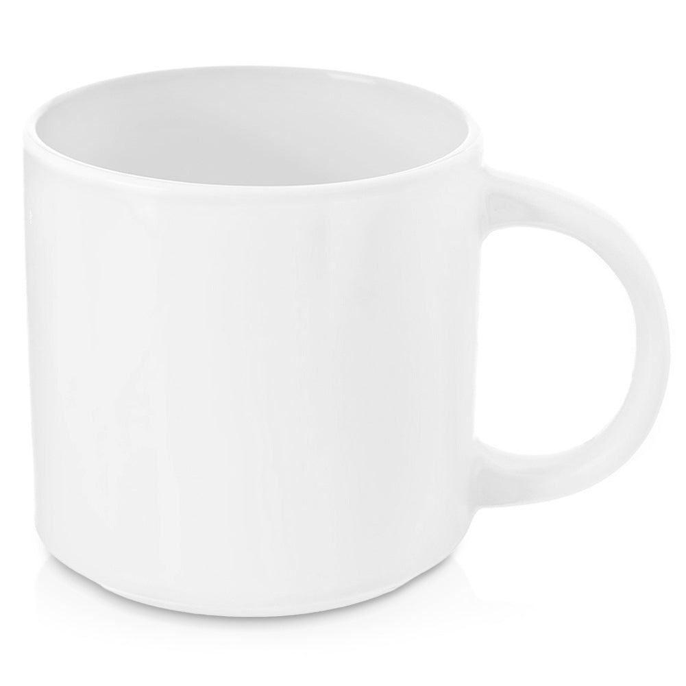 MONA white porcelain mug 330 ml