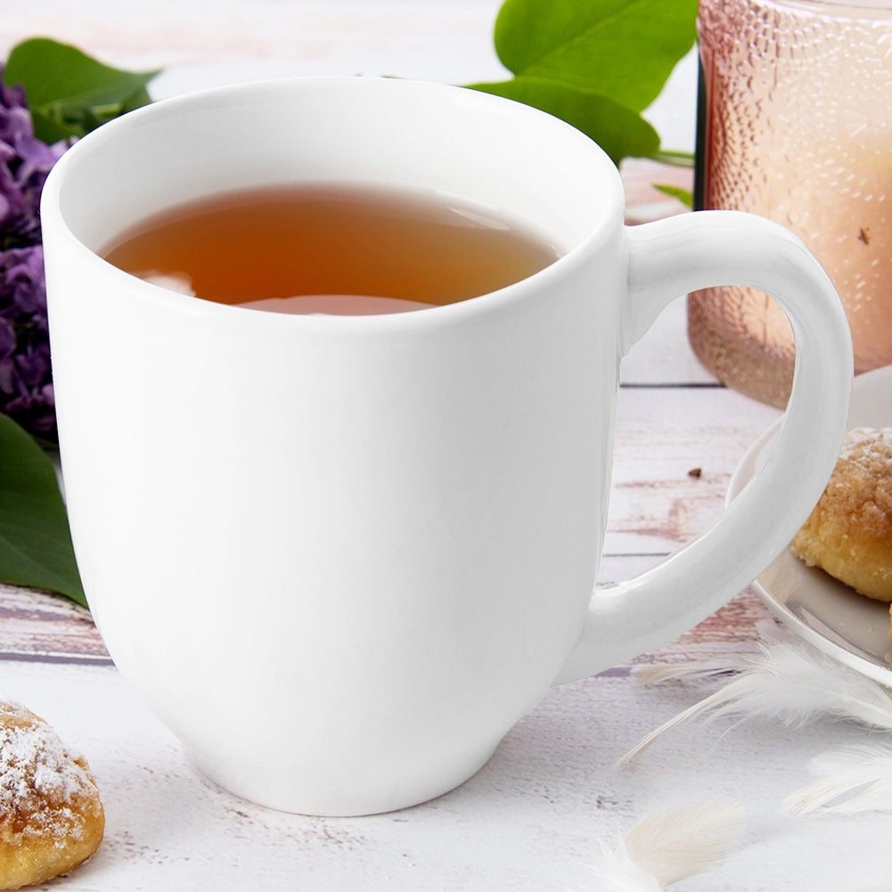 MONA white porcelain mug 450 ml