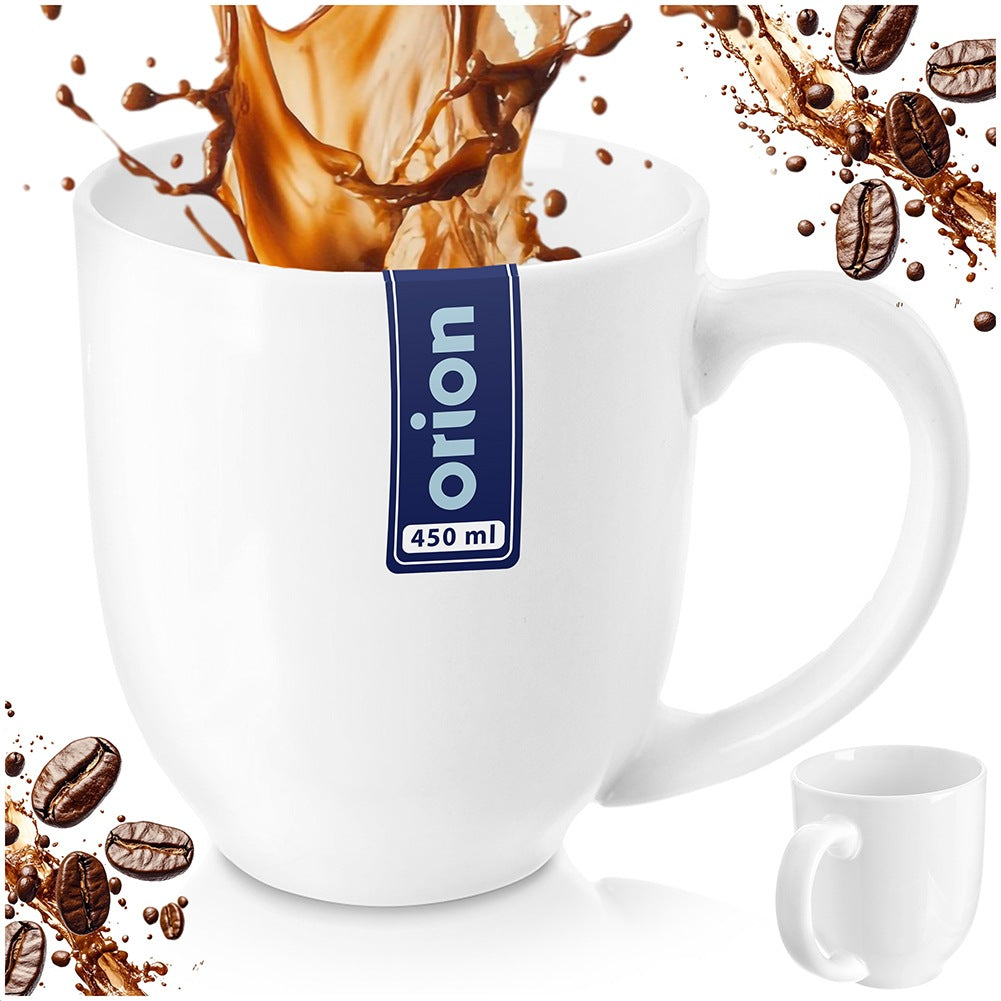 MONA white porcelain mug 450 ml