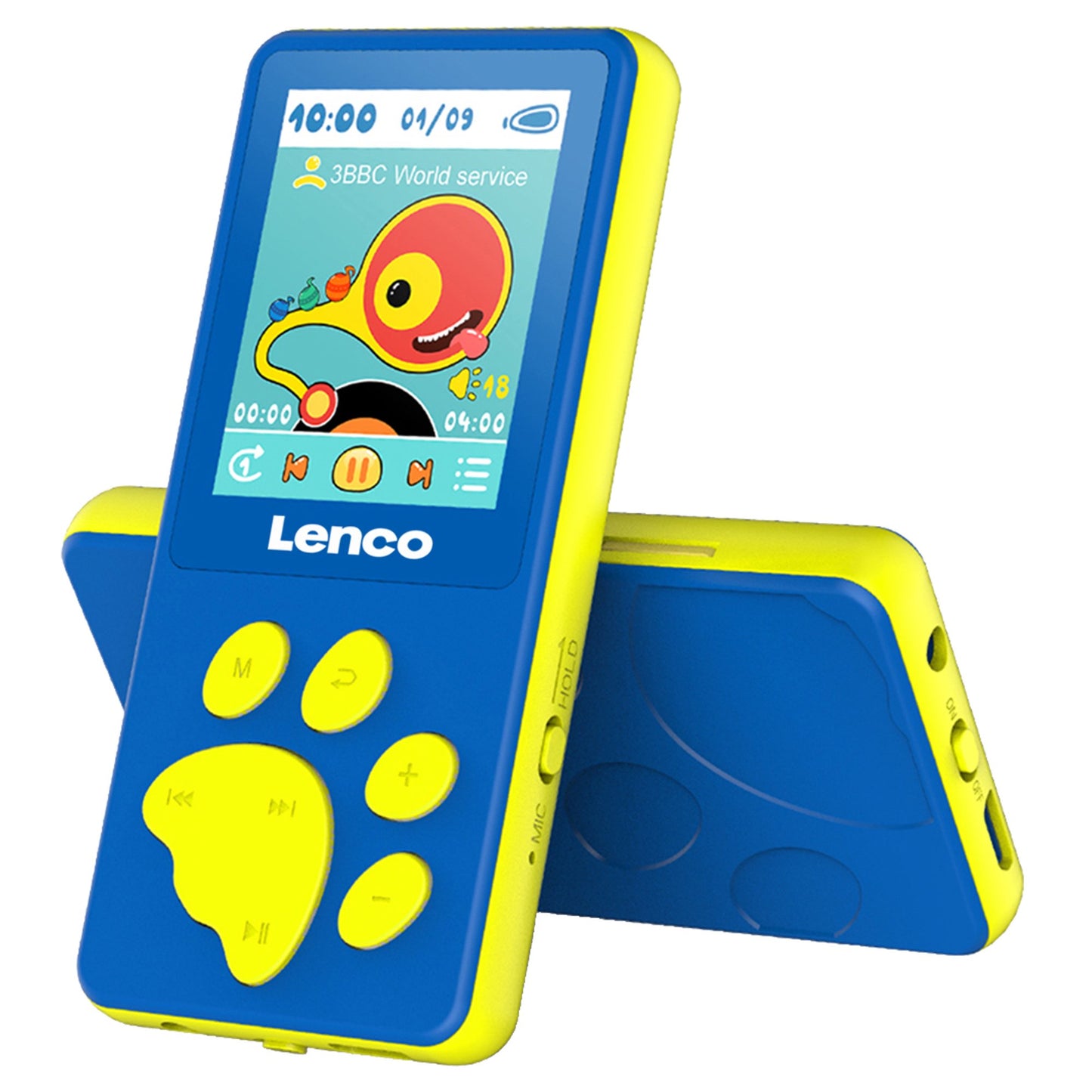MP3/MP4 Player for Kids, 8GB, Expandable, Blue