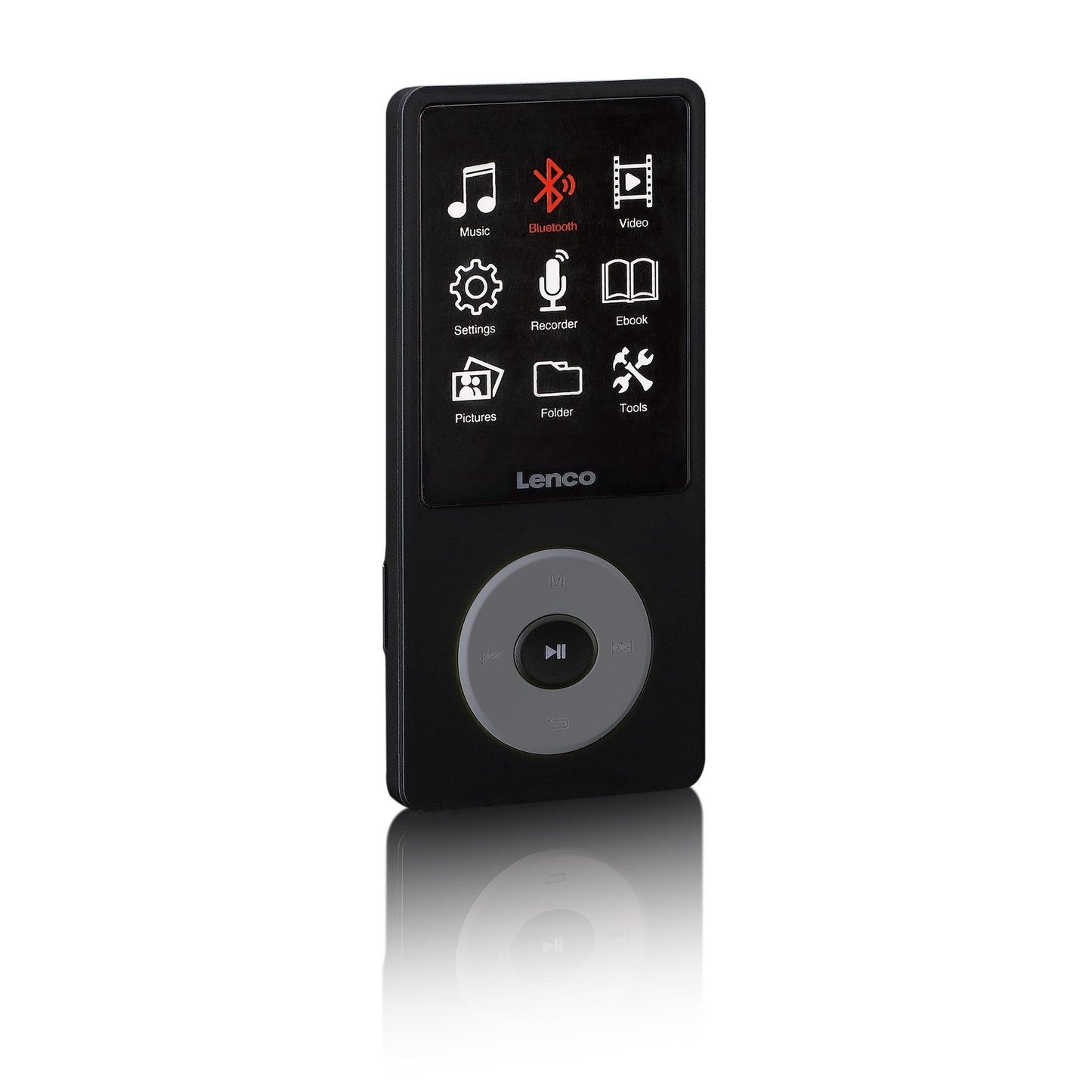MP3/MP4 Player with Bluetooth, 8GB Memory, Black
