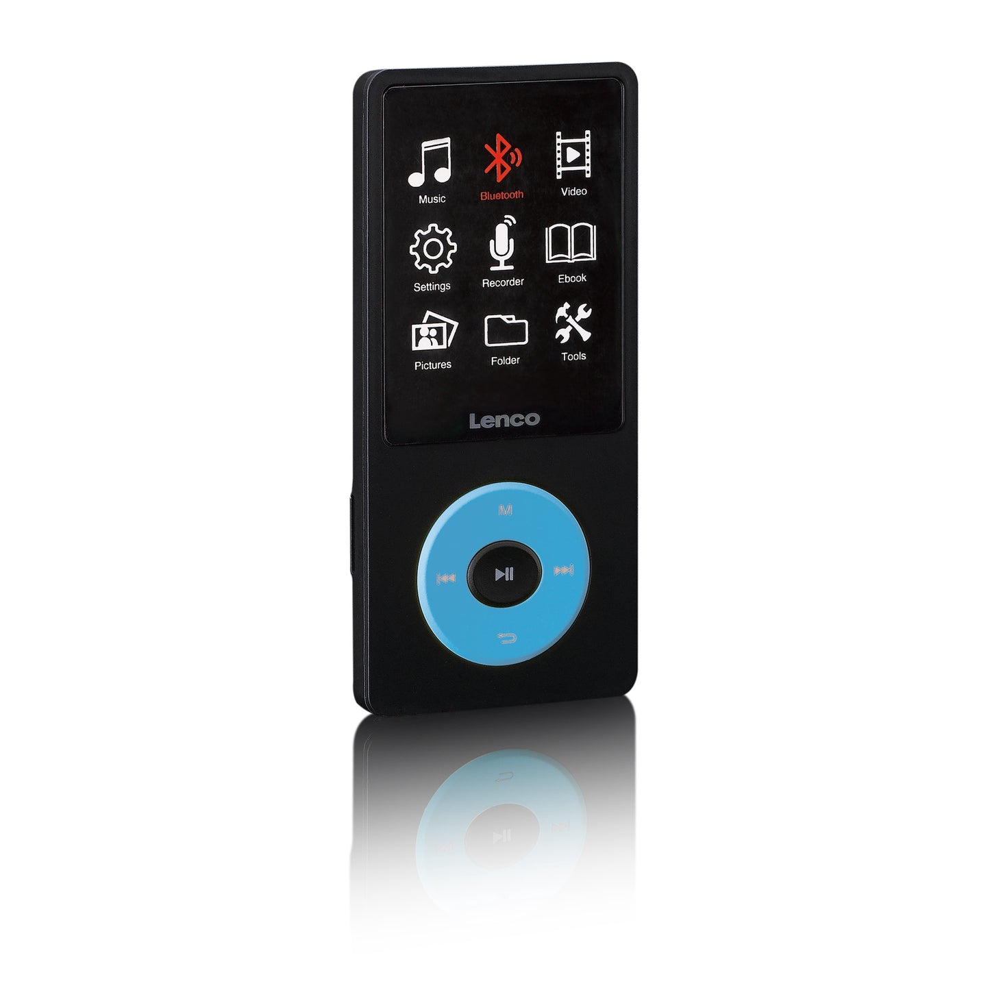 MP3/MP4 Player with Bluetooth, 8GB Memory, Blue