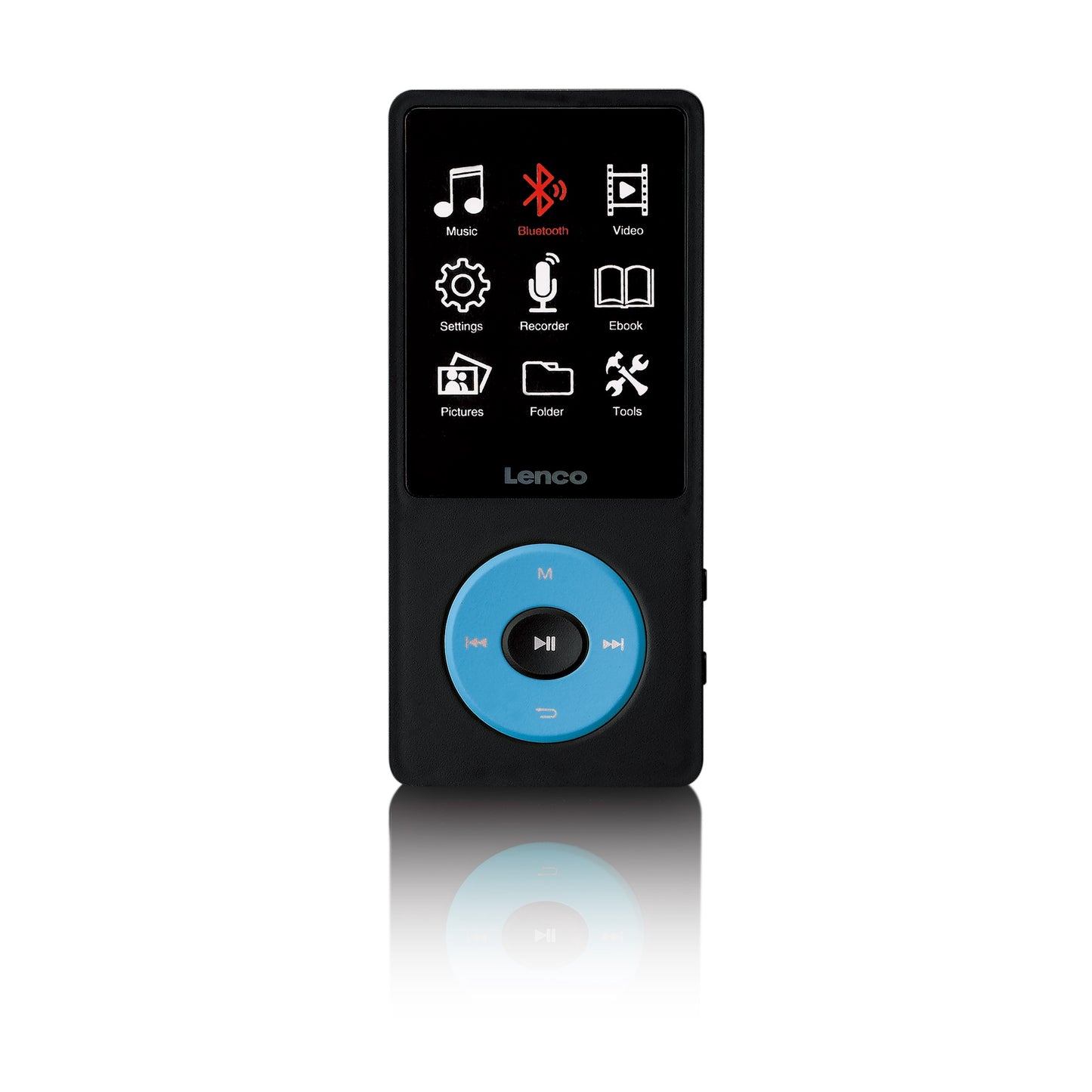 MP3/MP4 Player with Bluetooth, 8GB Memory, Blue