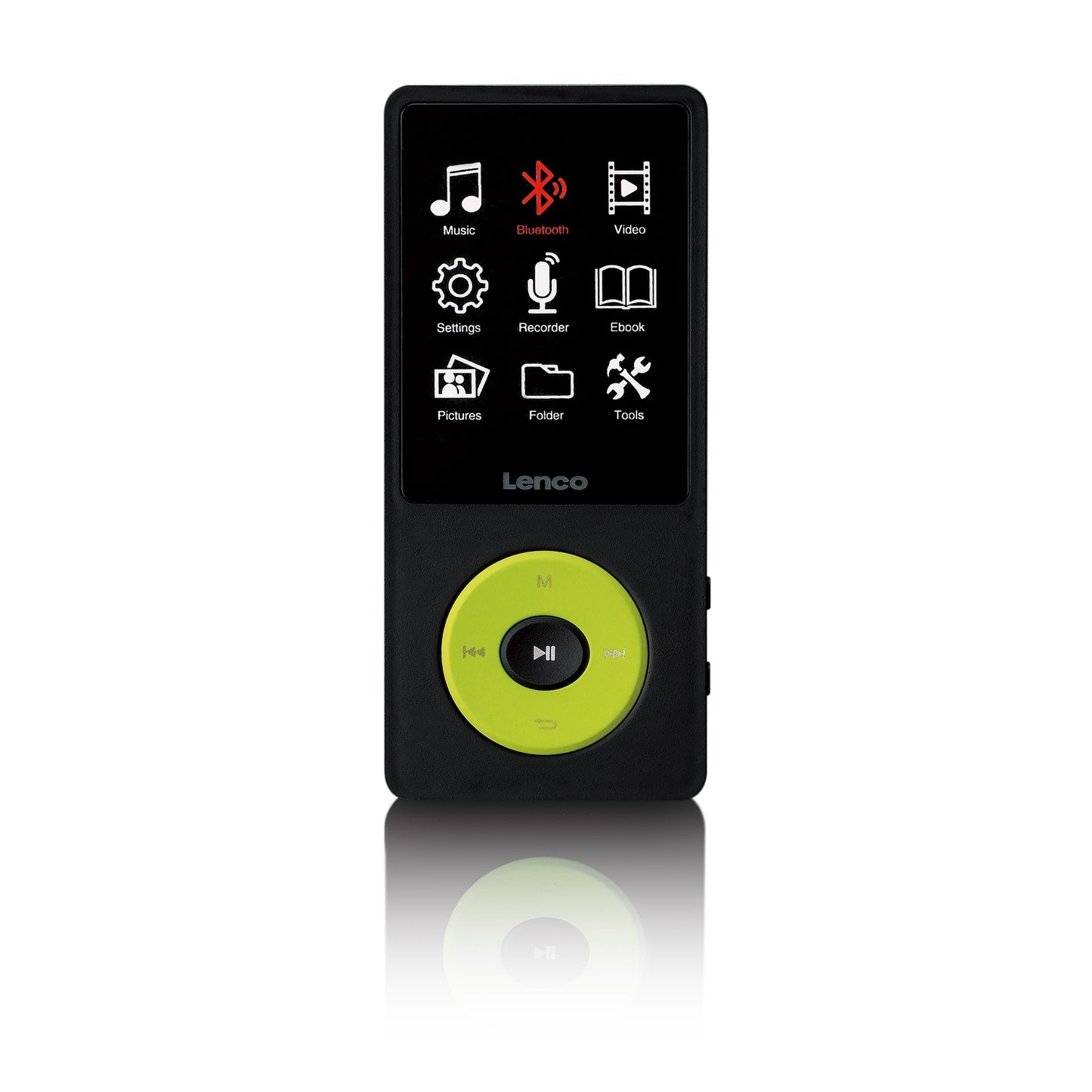 MP3/MP4 Player with Bluetooth, 8GB Memory, Green