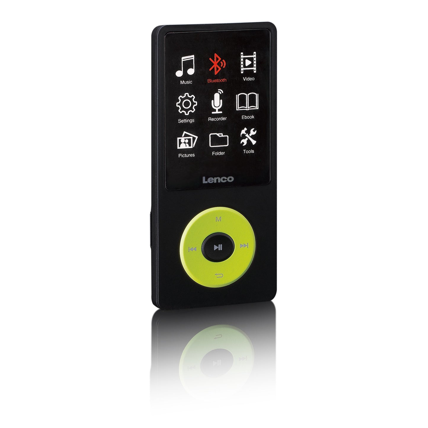 MP3/MP4 Player with Bluetooth, 8GB Memory, Green