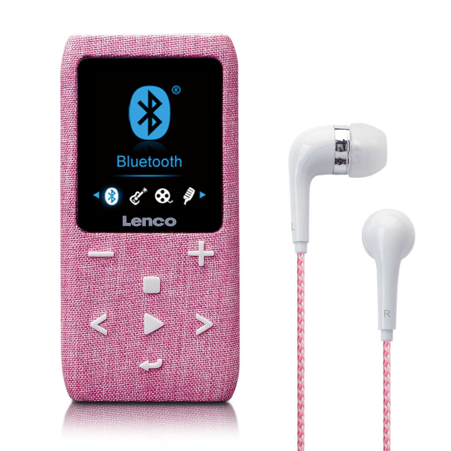 MP3/MP4 Player with Bluetooth, 8GB, Pink, FM Radio