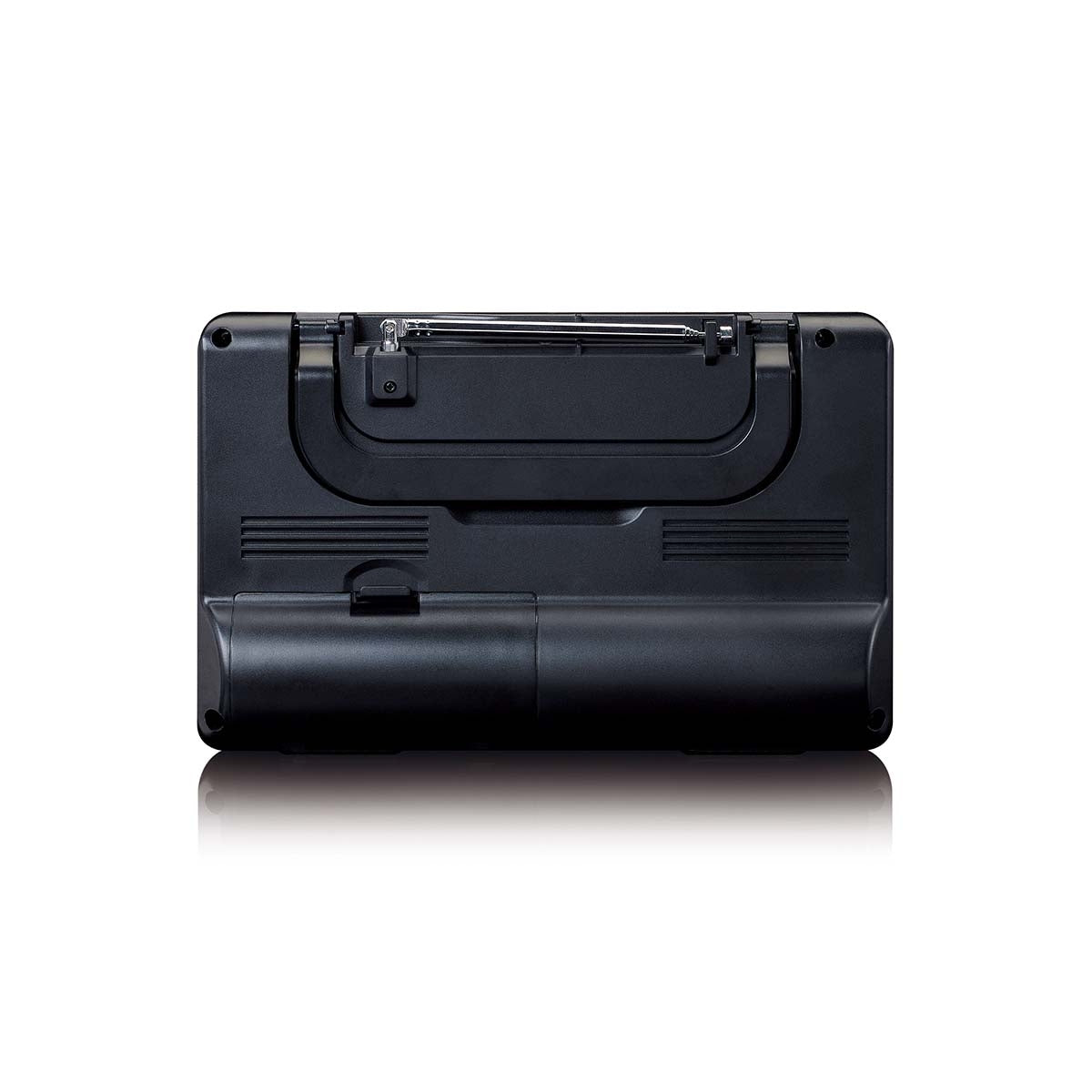 MPR-035BK Compact Portable FM Radio with LCD Screen Black