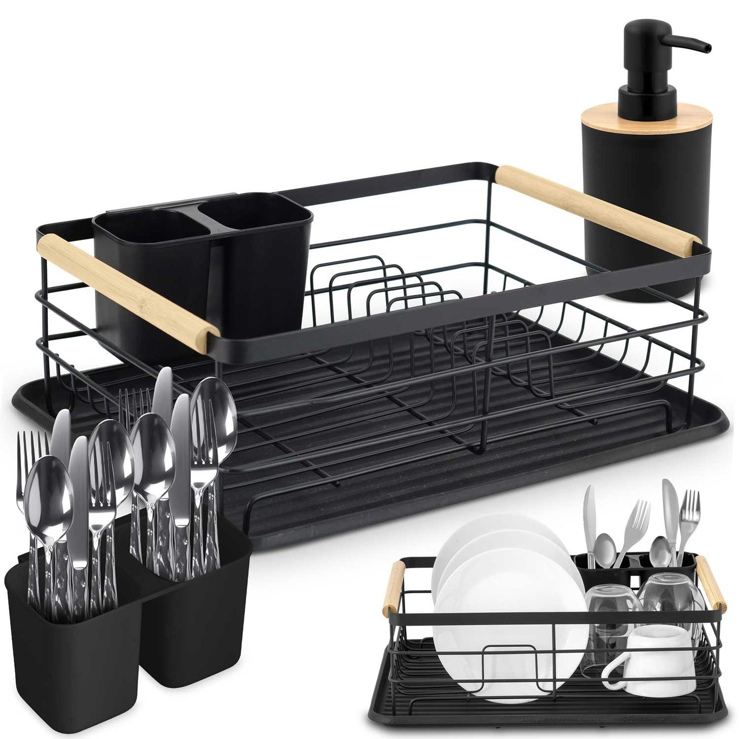 MS-600 Massido dish dryer, black