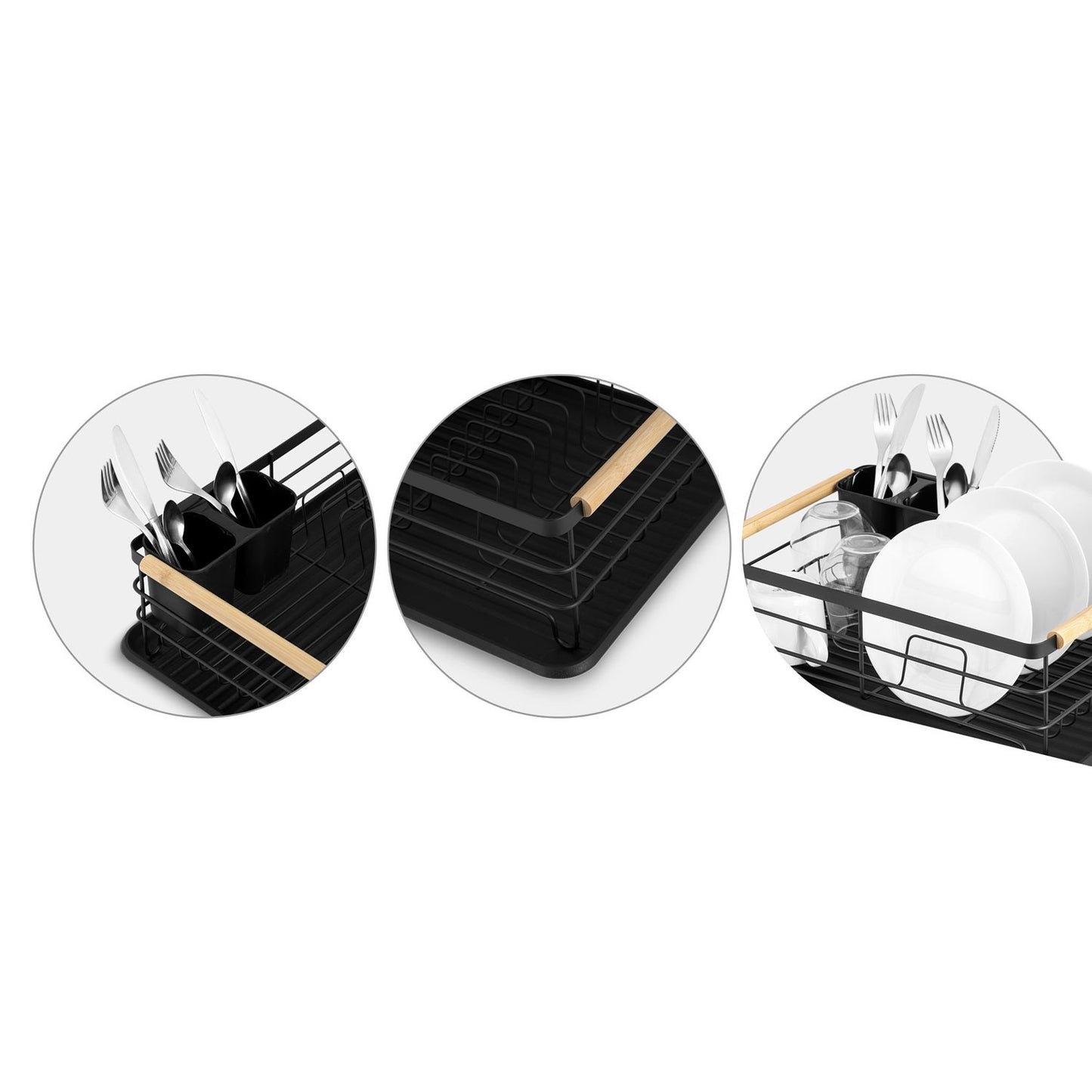 MS-600 Massido dish dryer, black