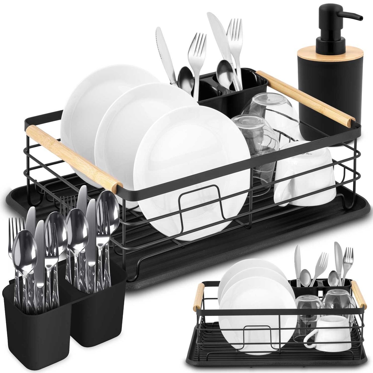 MS-600 Massido dish dryer, black