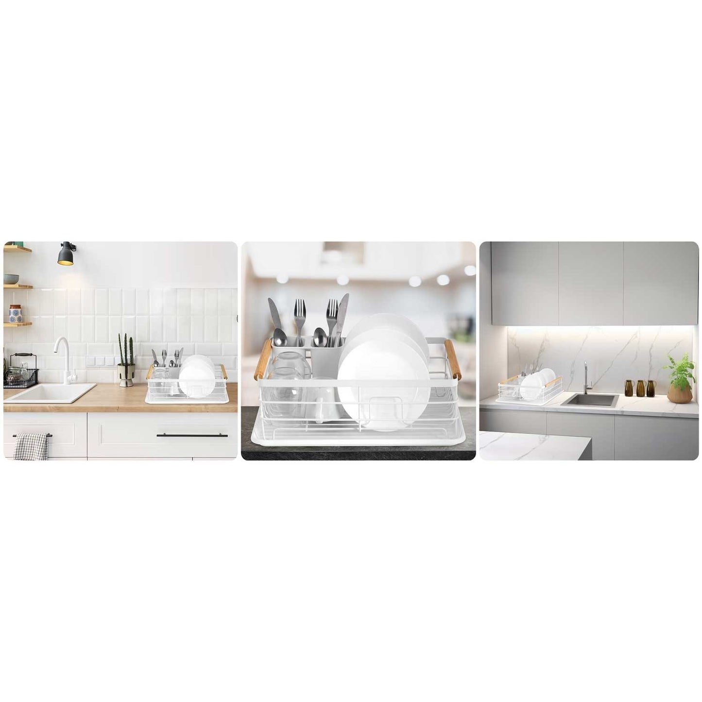MS-600 Massido dish dryer, white