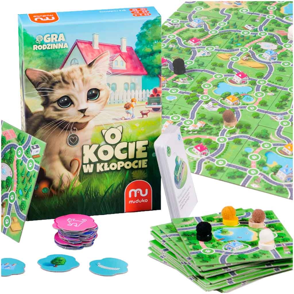 MUDUKO About a cat in trouble family game 8+