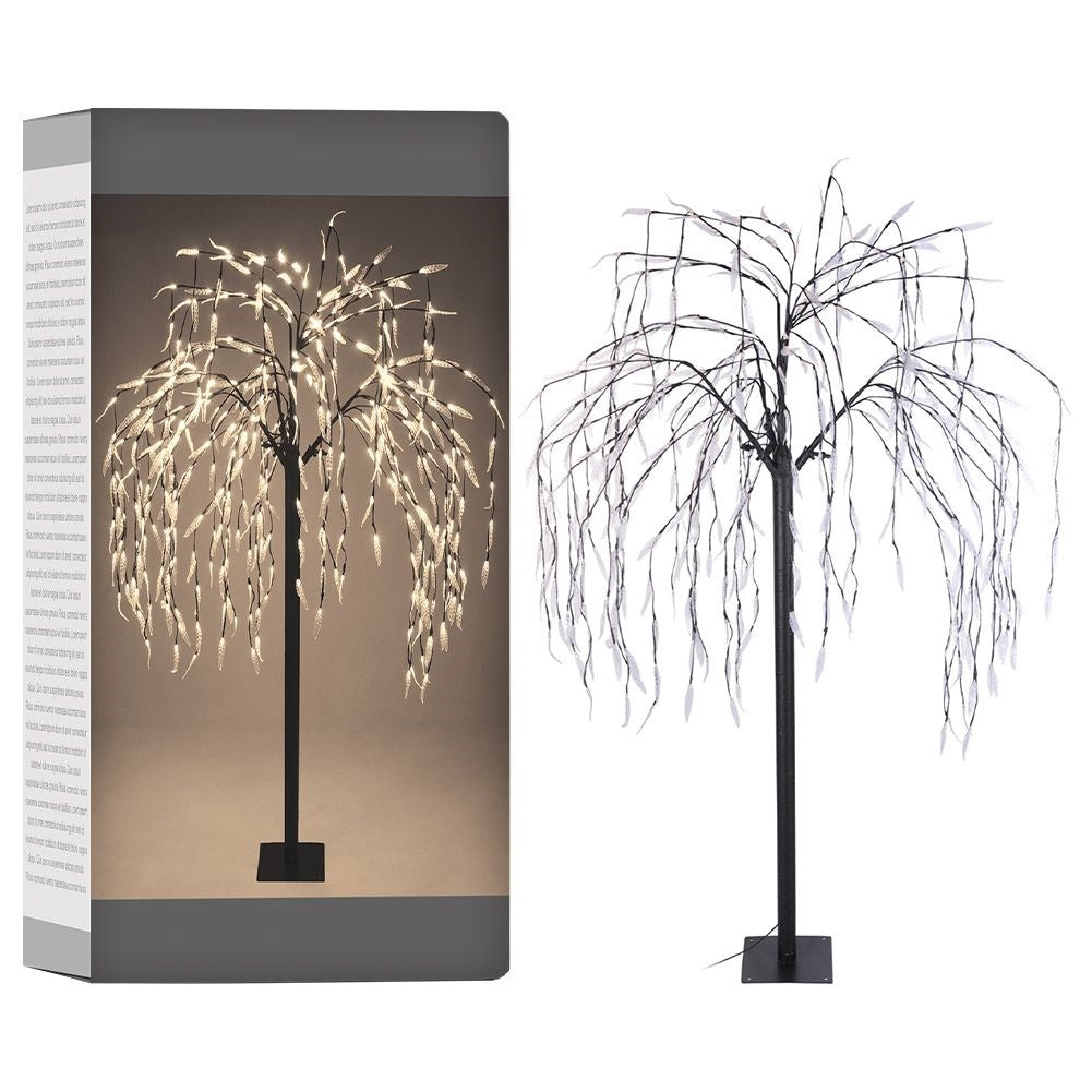 Magical Christmas atmosphere: Willow Tree with 400 LED lights