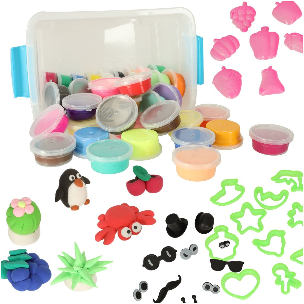 Magic marshmallow 36x15g colours + accessories box