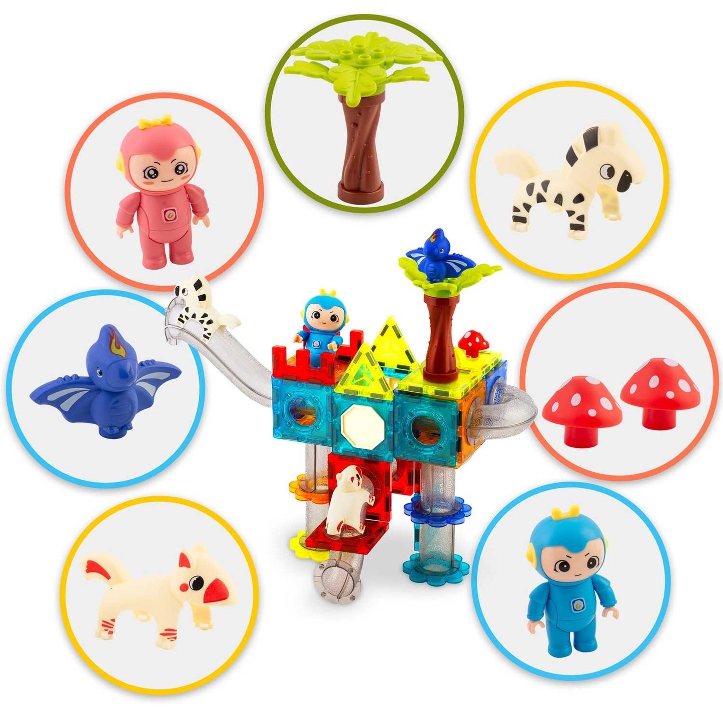 Magnetic Building Blocks Dinosaur Paradise RK-757 Ricokids