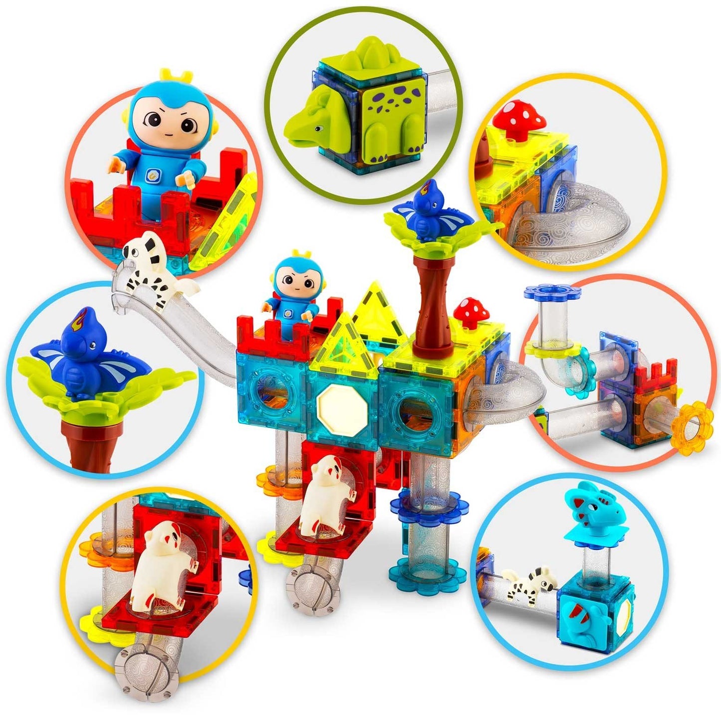 Magnetic Building Blocks Dinosaur Paradise RK-757 Ricokids