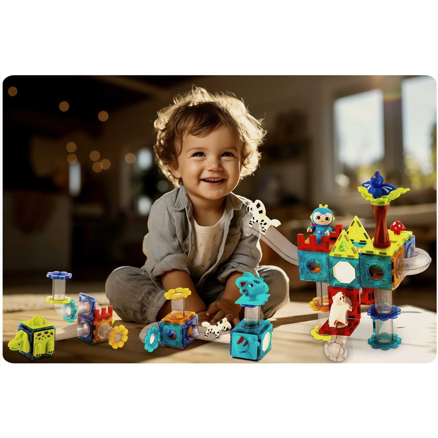 Magnetic Building Blocks Dinosaur Paradise RK-757 Ricokids