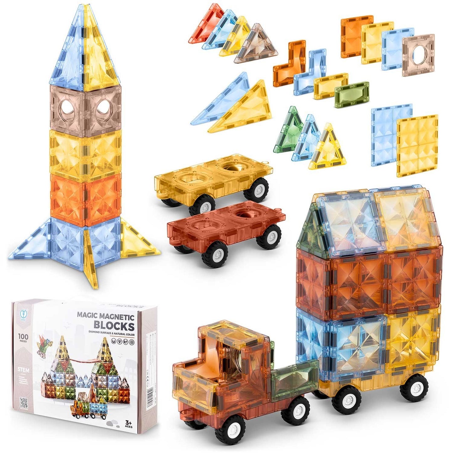 Magnetic Building Blocks RK-766 from Ricokids