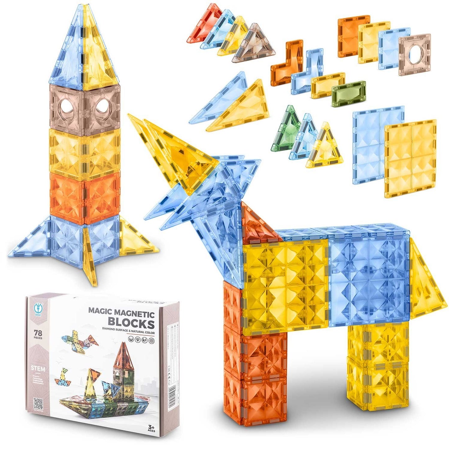 Magnetic Building Blocks RK-766 from Ricokids