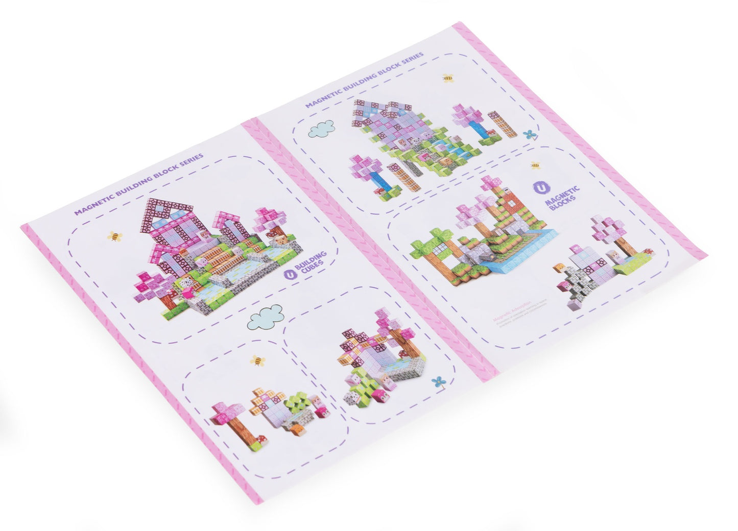 Magnetic Building Blocks Set for Kids, 113 Pieces